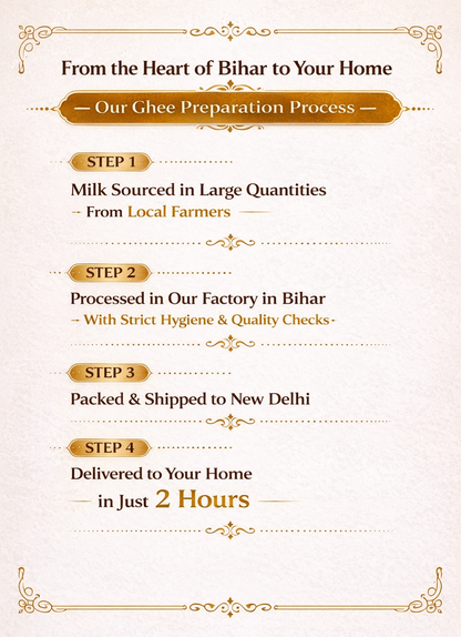 Pure Cow Ghee | 500gm | BIHAR SUPER FOODS